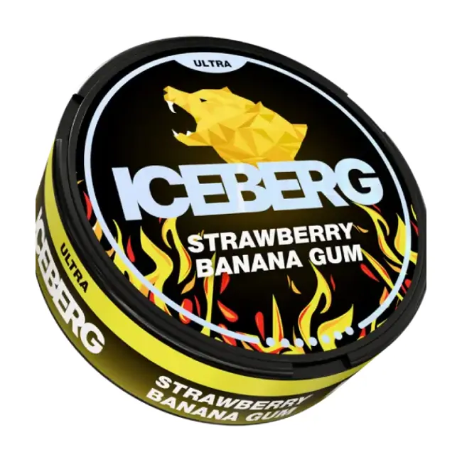 ICEBERG Strawberry Banana Gum Ultra 70mg