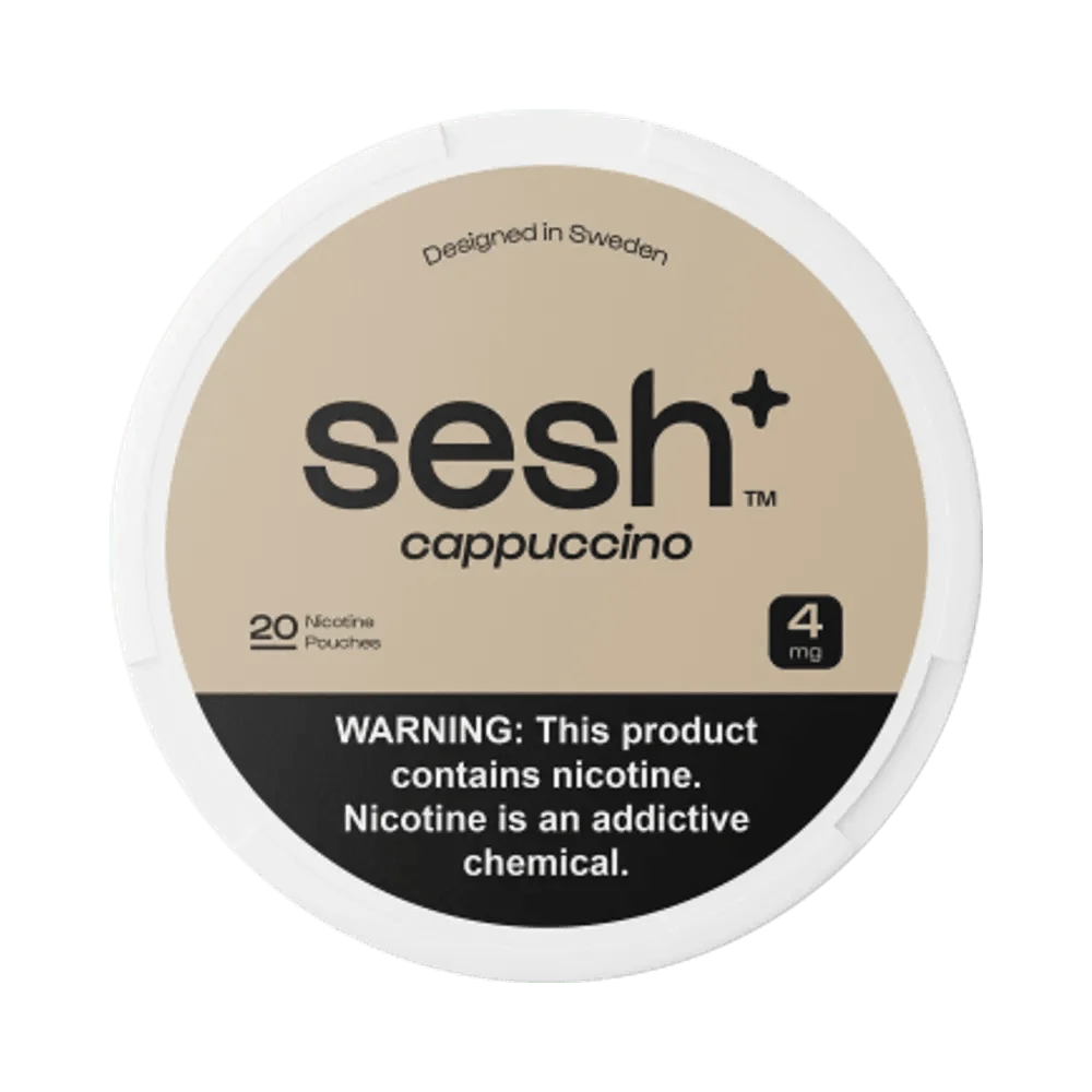 Sesh+ Cappuccino 4mg - Vinapouches