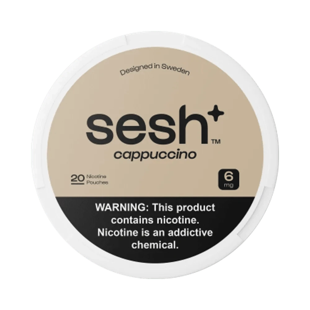 Sesh+ Cappuccino 6mg - Vinapouches