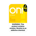 On! Citrus 4mg - Vinapouches