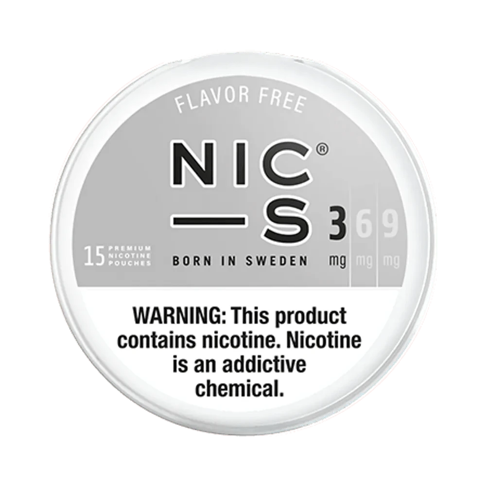 NIC-S Flavor Free 3mg - Vinapouches