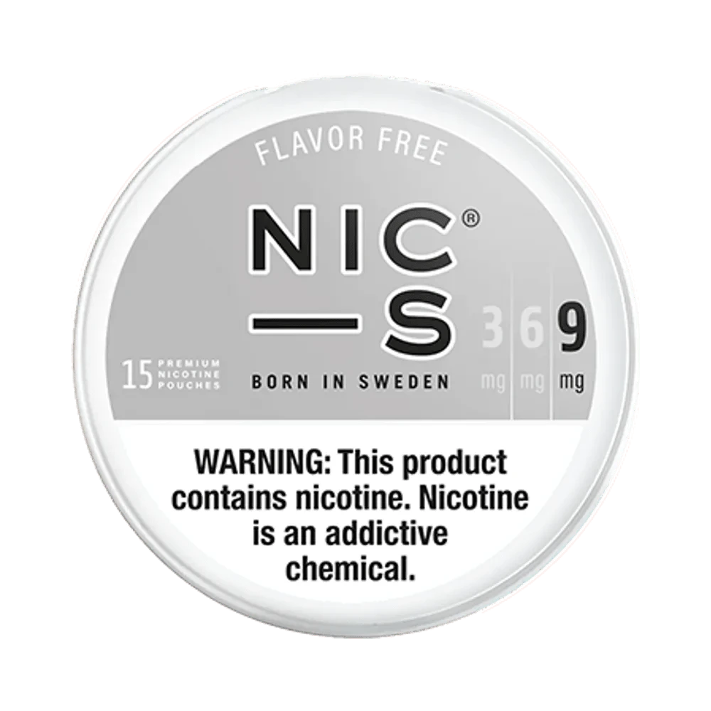 NIC-S Flavor Free 9mg - Vinapouches