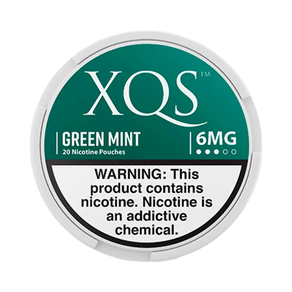 XQS Green Mint 6mg - Vinapouches