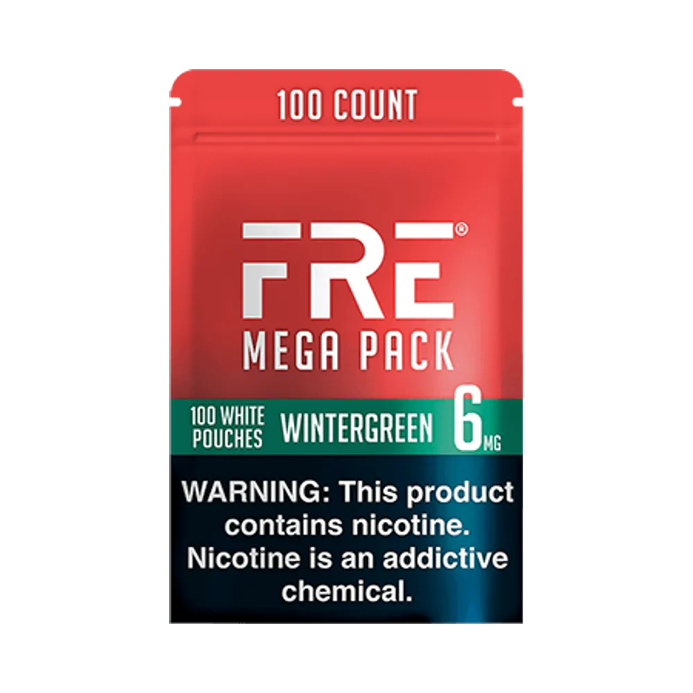 FRE Wintergreen Mega Pack 6mg - Vinapouches