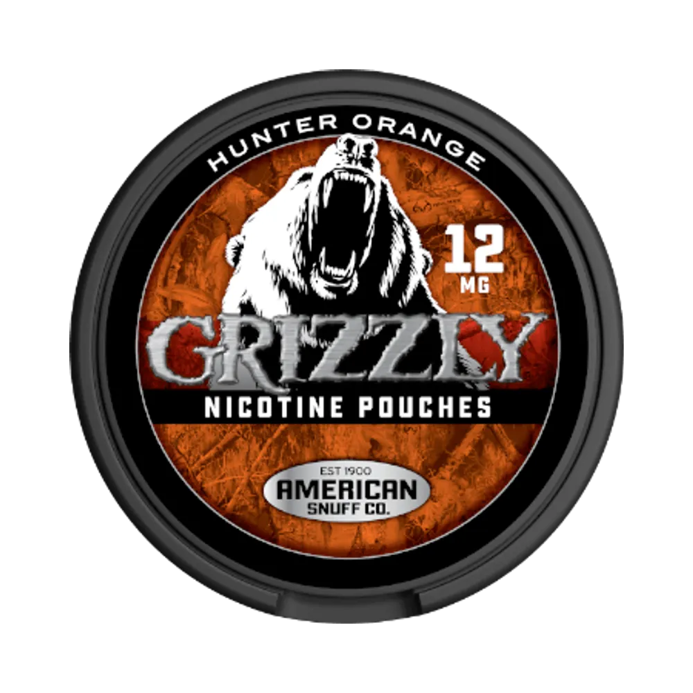 Grizzly Hunter Orange 12mg - Vinapouches