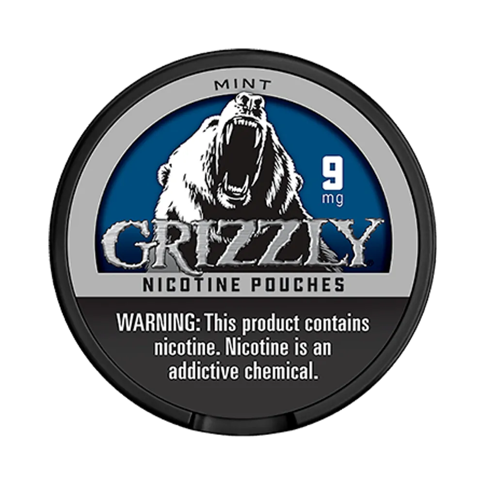 Grizzly Mint 9mg - Vinapouches