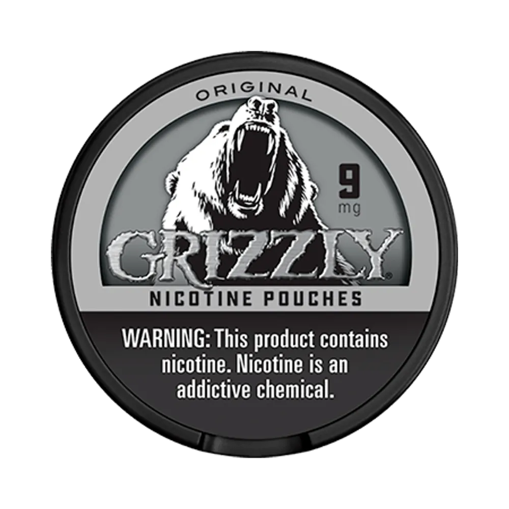 Grizzly Original 9mg - Vinapouches