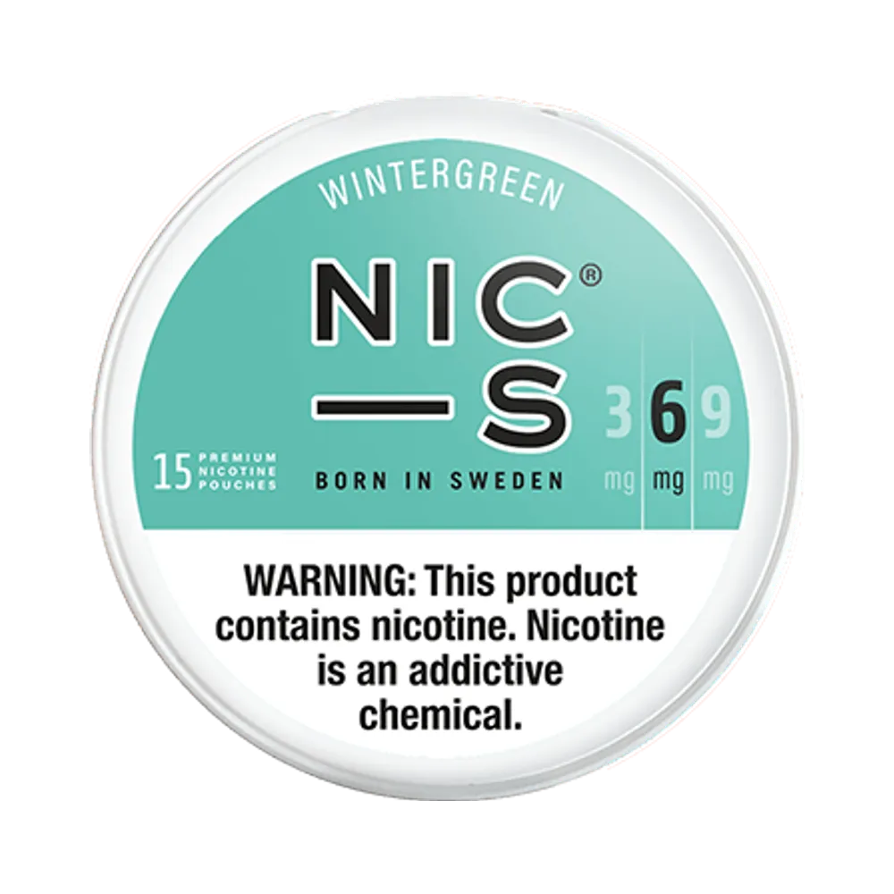 NIC-S Wintergreen 6mg - Vinapouches