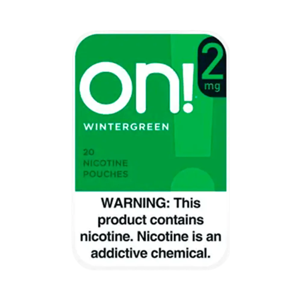 On! Wintergreen 2mg - Vinapouches