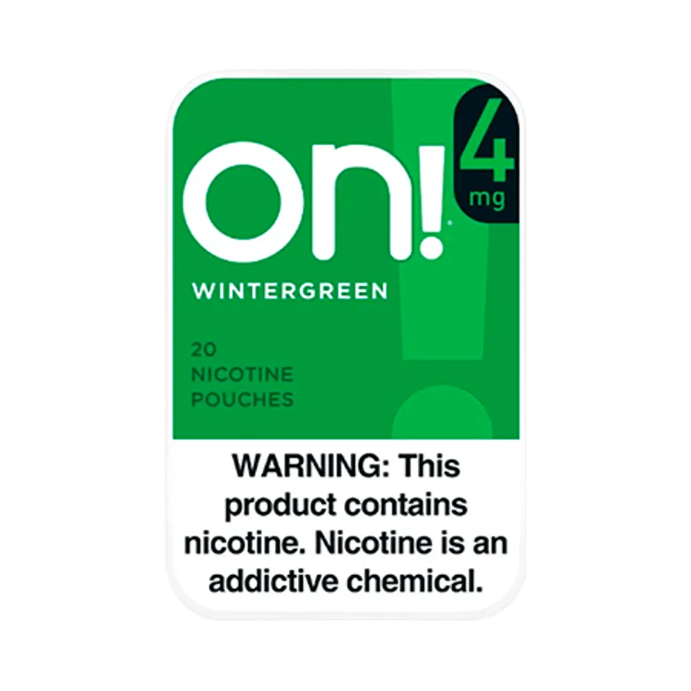 On! Wintergreen 4mg - Vinapouches