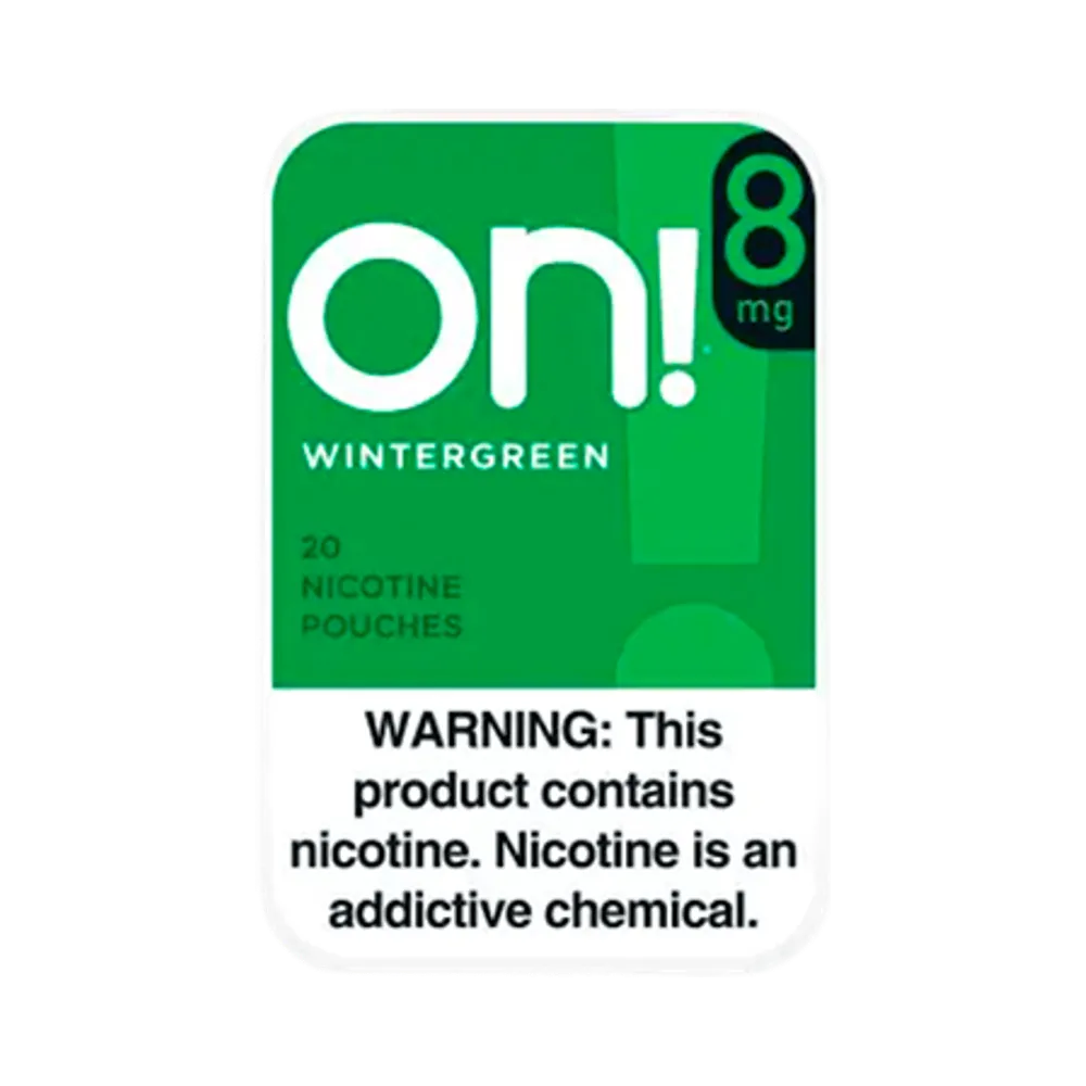 On! Wintergreen 8mg - Vinapouches