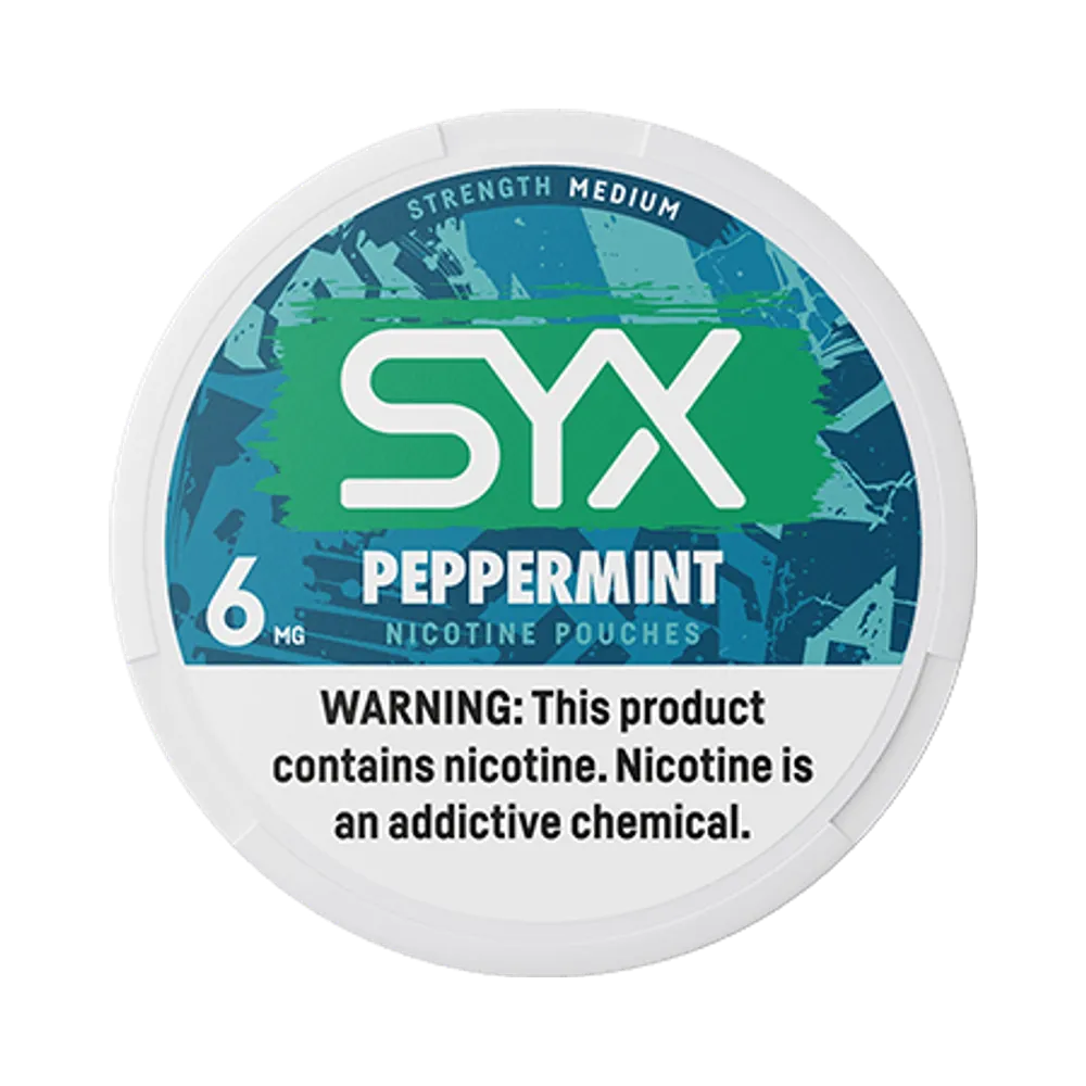SYX Peppermint 6mg - Vinapouches